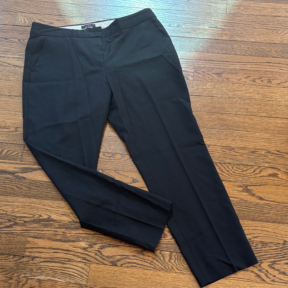 J. Crew Super 120’s Black lightweight wool Dress Pants - 10